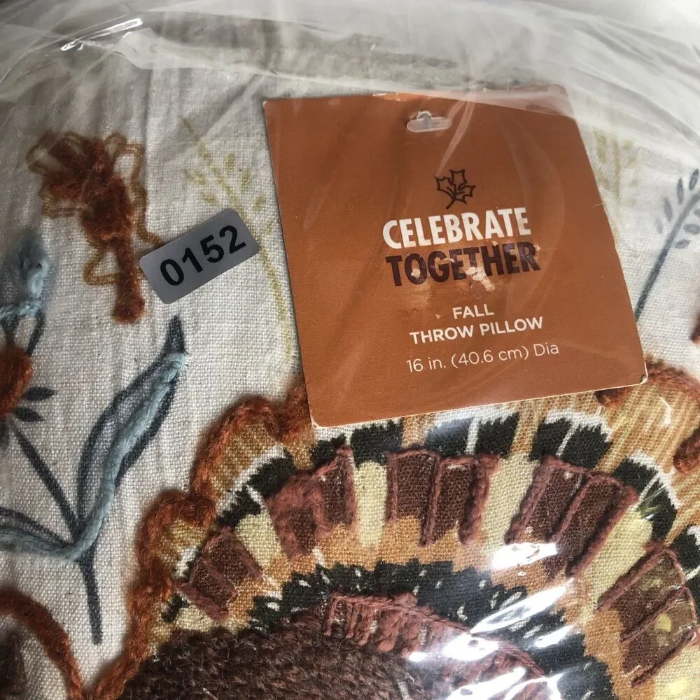 Embroidered Fall Turkey 16